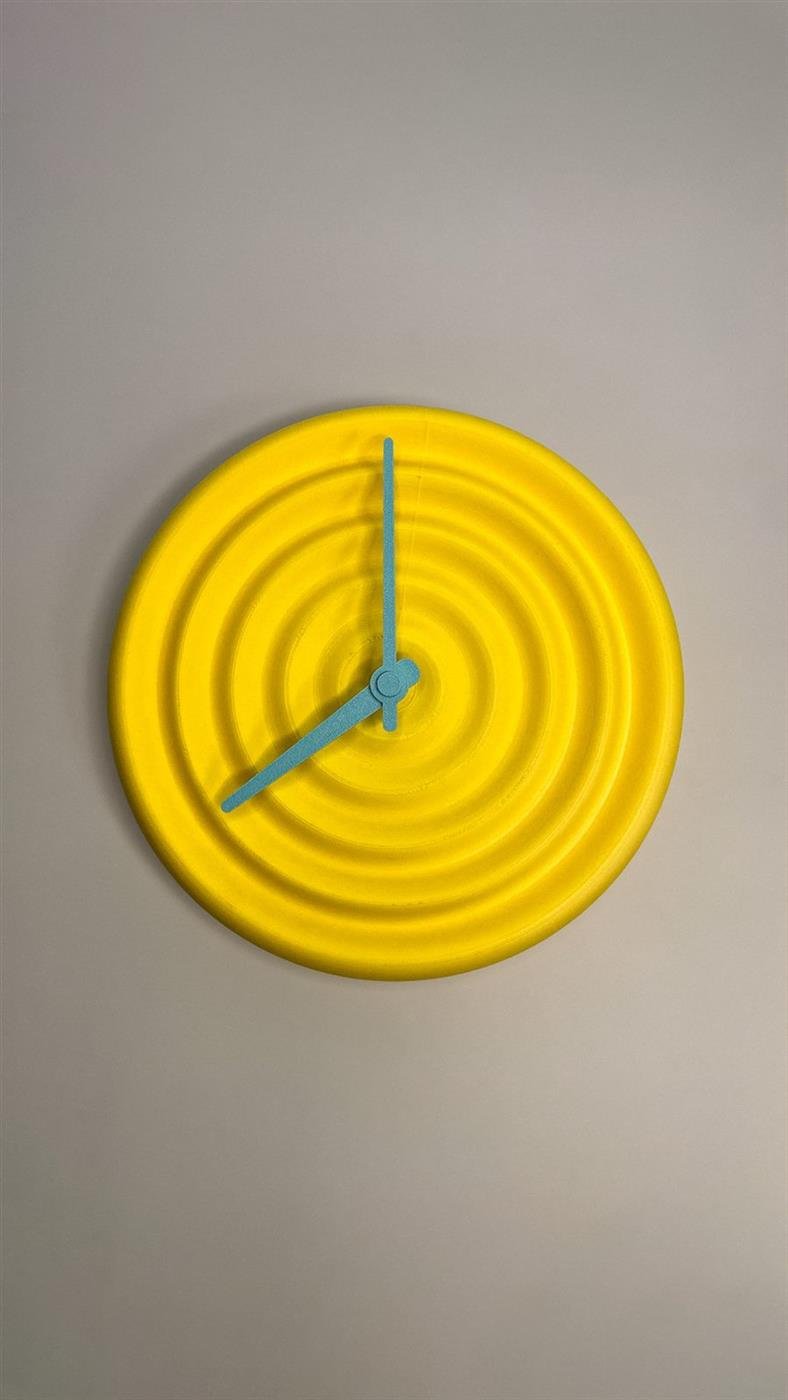 Ondo Wall Clock, reloj de pared con ondas concéntricas